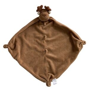 VTG Angel Dear Brown Moose Deer 13"-17” Lovey Blanket 2005 Funbath